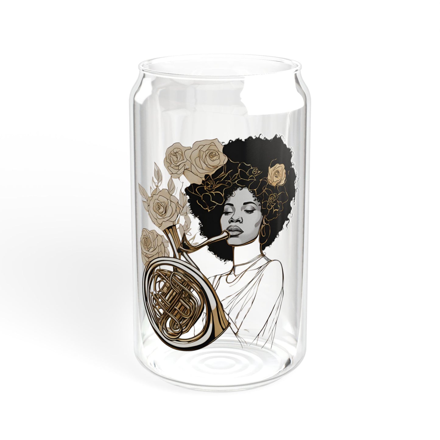 "Ladies Of Brass" Sipper Glass, 16 oz.