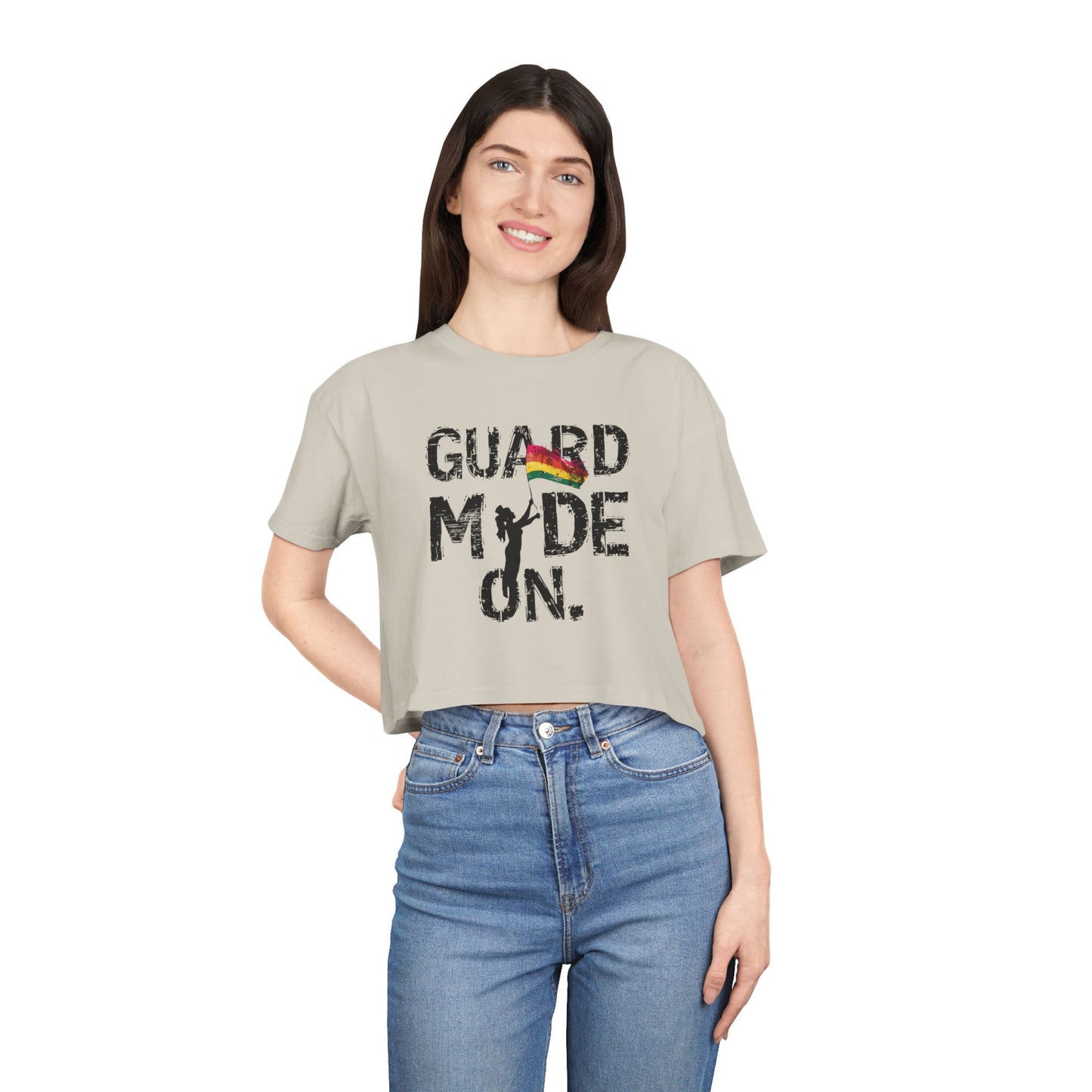 Women's "Guard Mode" Crop Tee
