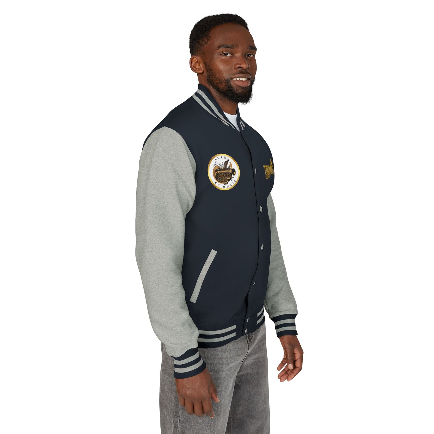 "Trumpet" Unisex Brass Band Letterman Jacket
