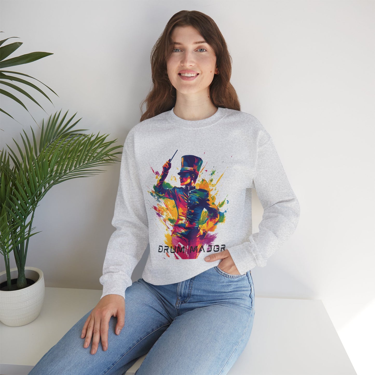 "Drum Major" Unisex Heavy Blend™ Crew Neck Sweatshirt