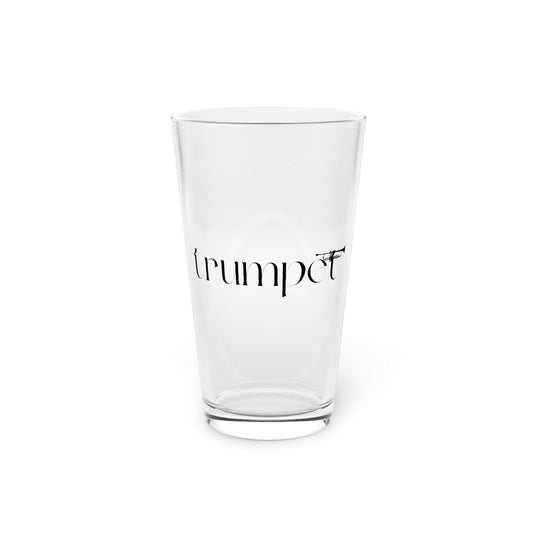 "Trumpet" Pint Glass, 16oz