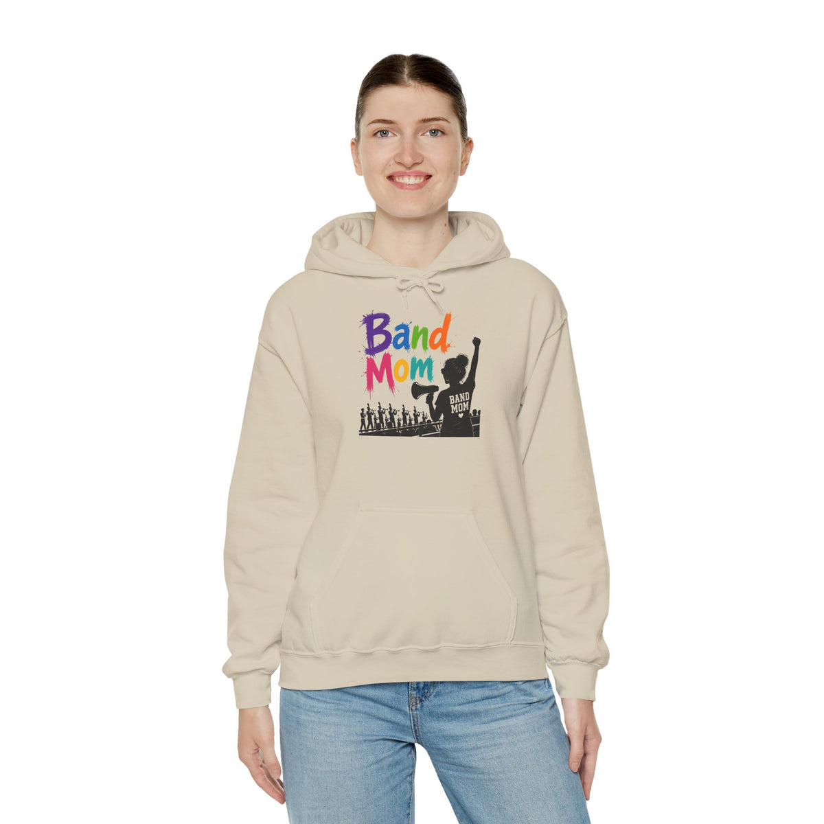Colorful Band Mom Hoodie