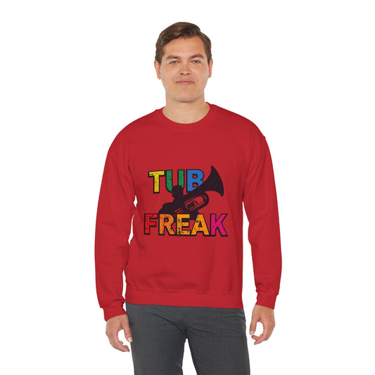 "Tuba Freak" Colorful Crew neck Sweatshirt