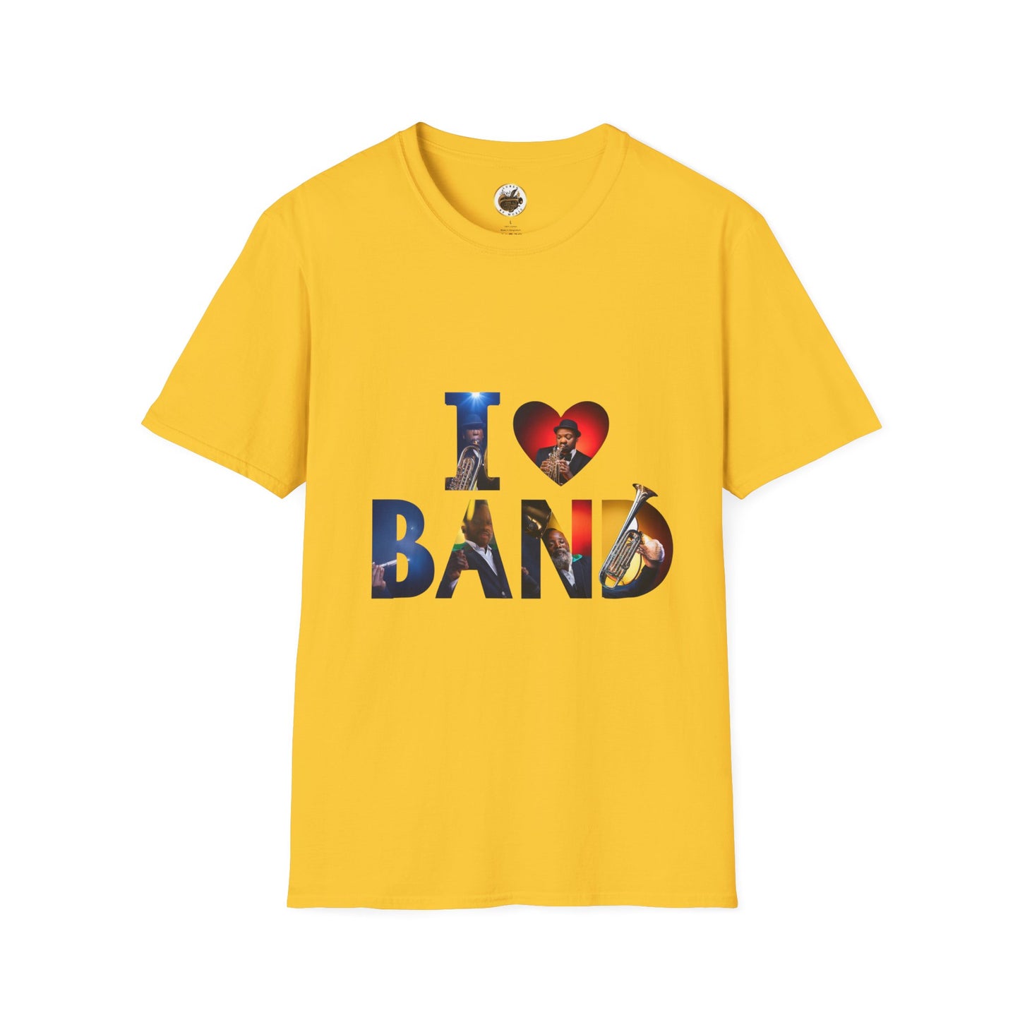 I Love Band Unisex Softstyle T-Shirt