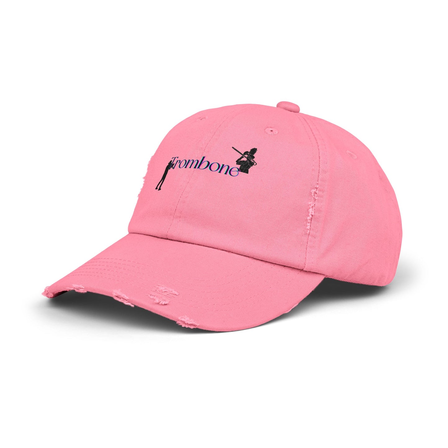Unisex Distressed Trombone Cap
