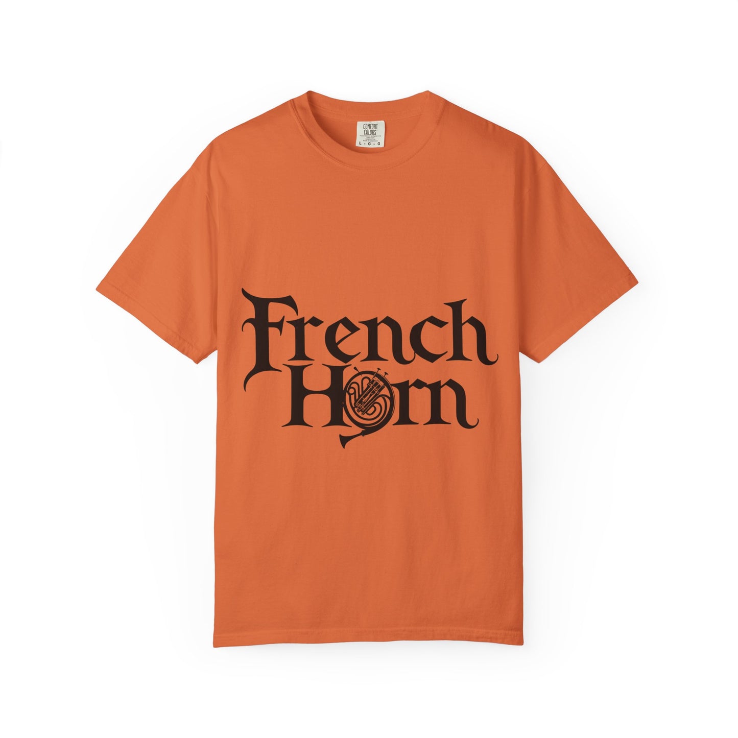 "French Horn" Unisex Garment-Dyed T-shirt