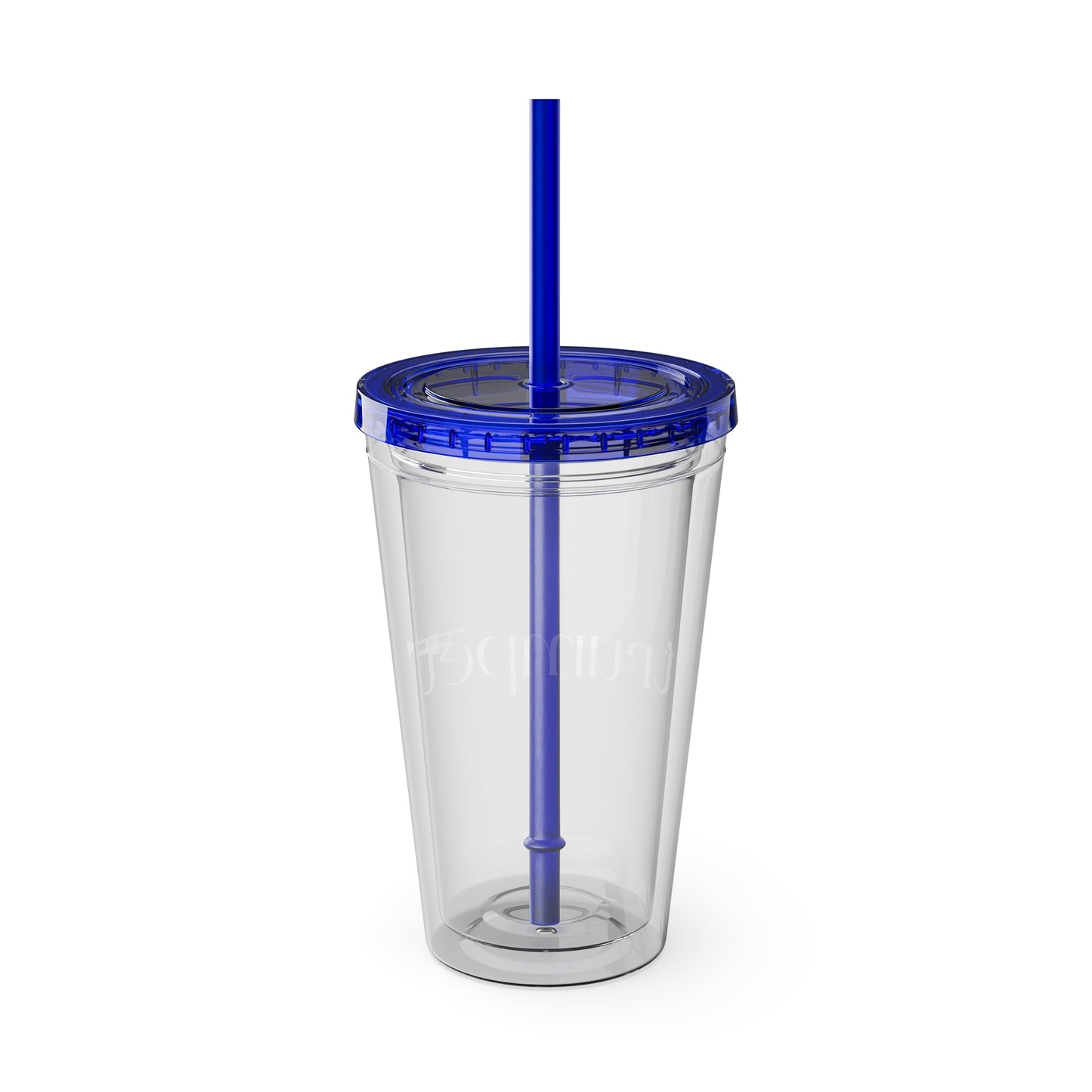 Sun-splash Tumbler with Straw, 16 oz.