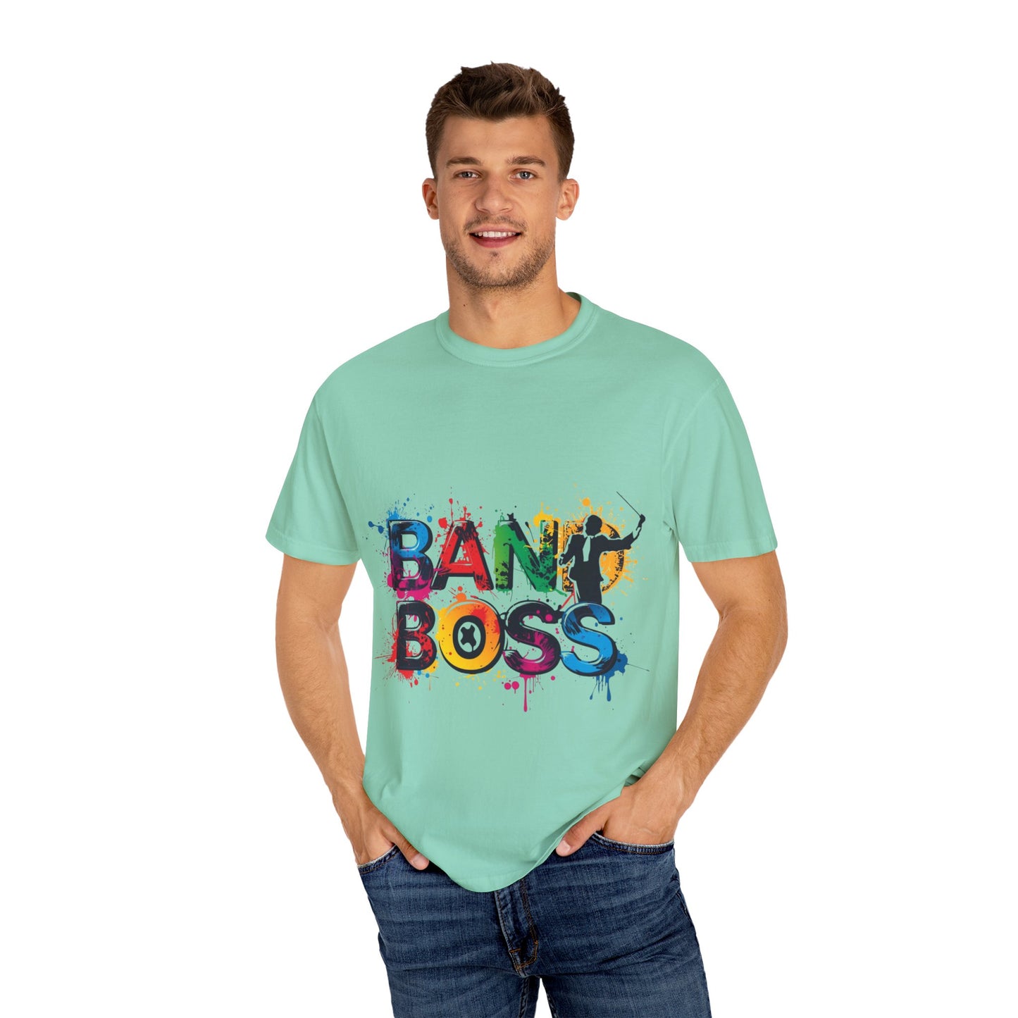 "Band Boss" Unisex  Garment Dyed T-Shirt