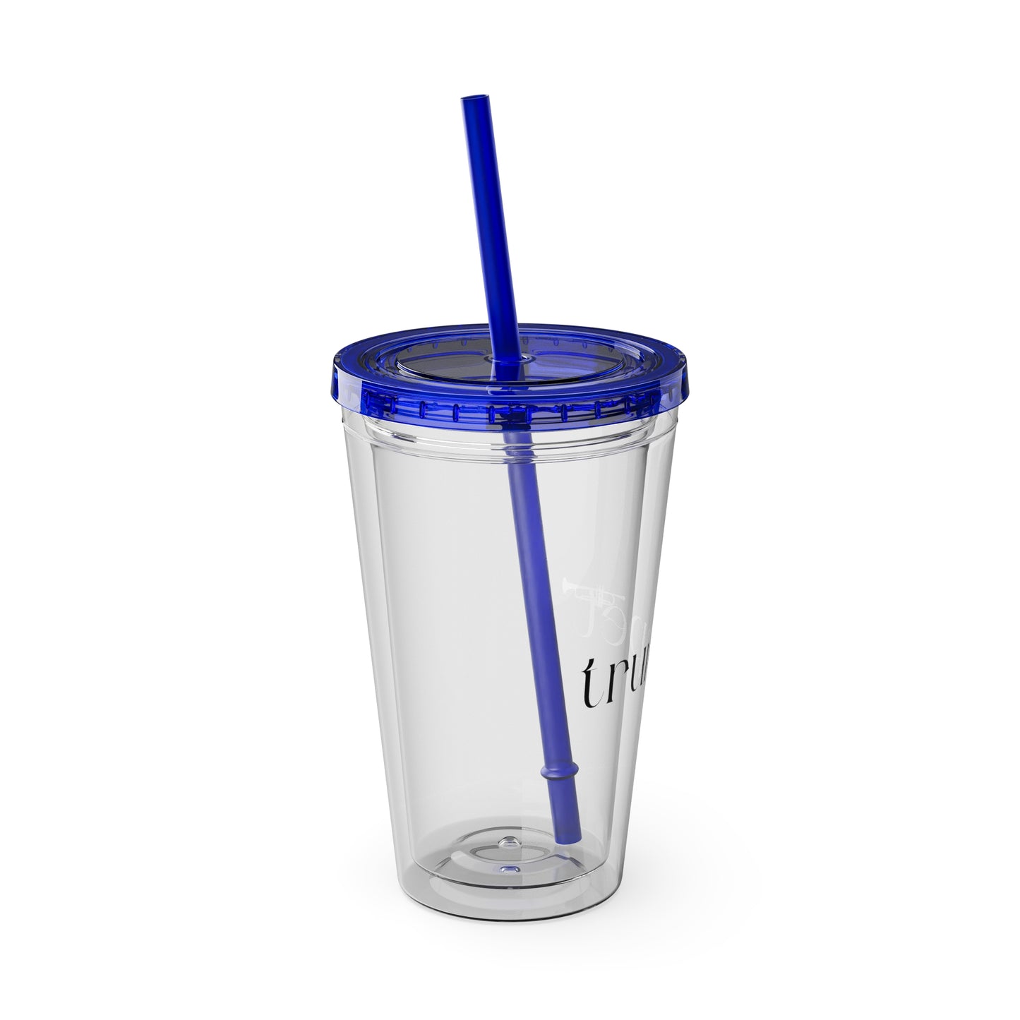 Sun-splash Tumbler with Straw, 16 oz.