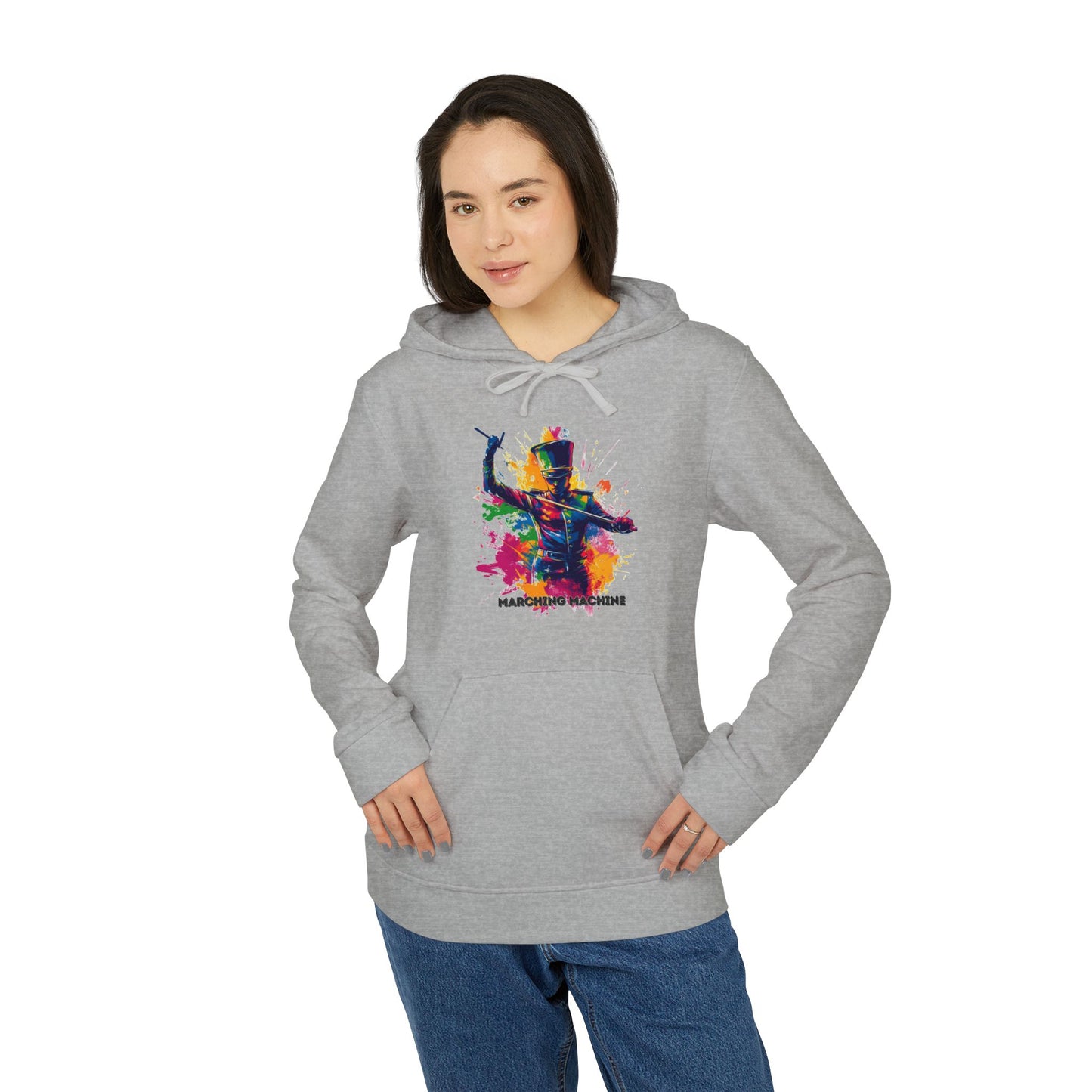 "Marching Machine" Adidas Unisex Fleece Hoodie