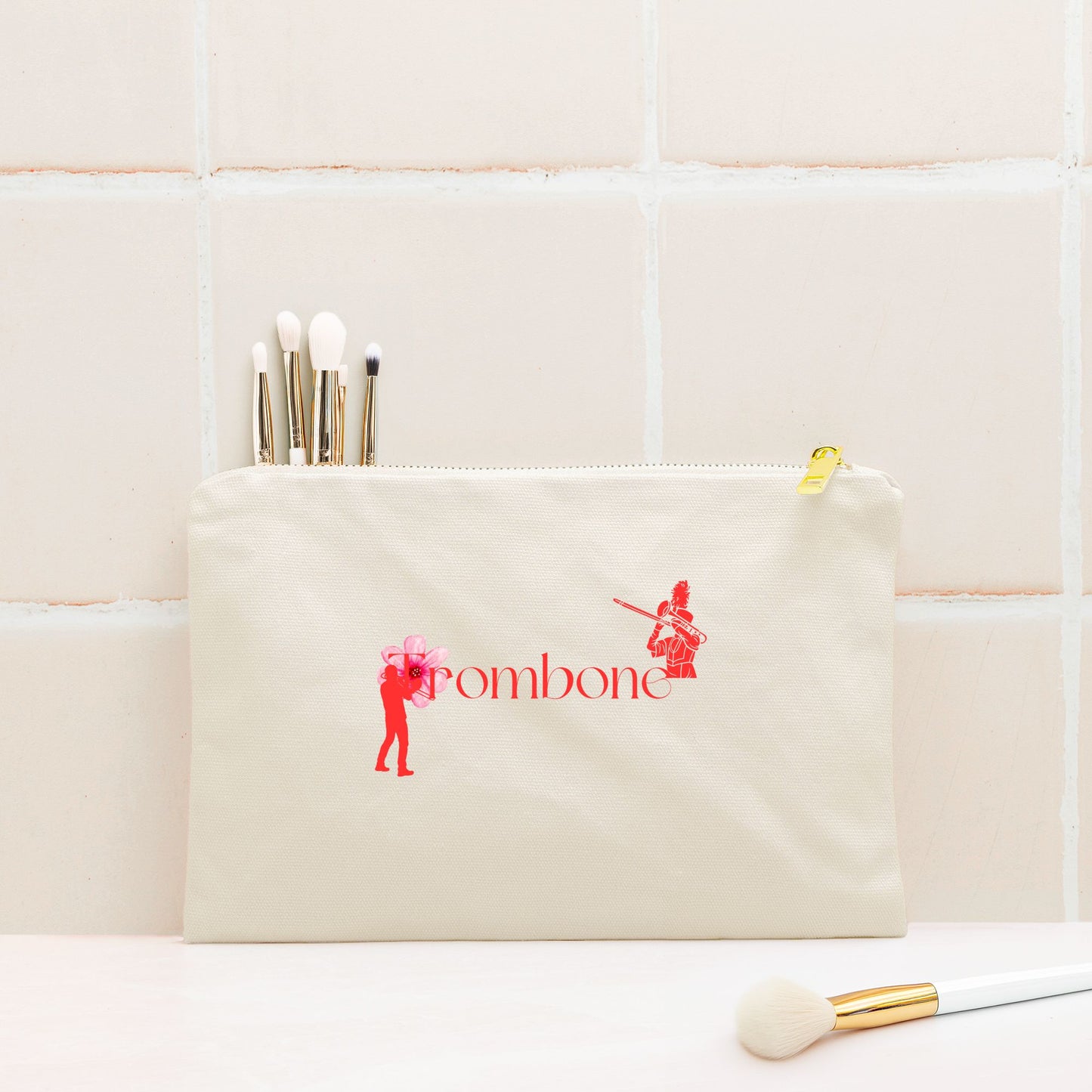 Women's "Trombone" Cosmetic Bag