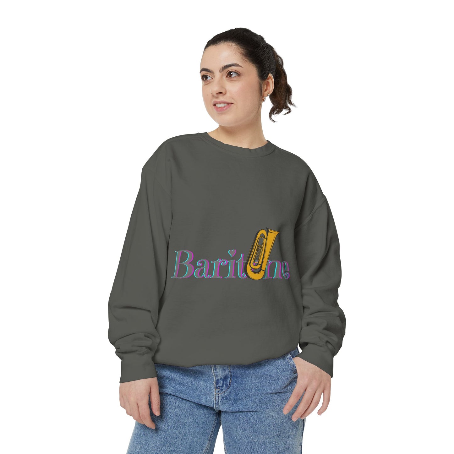 "Baritone" Unisex Garment-Dyed Sweatshirt