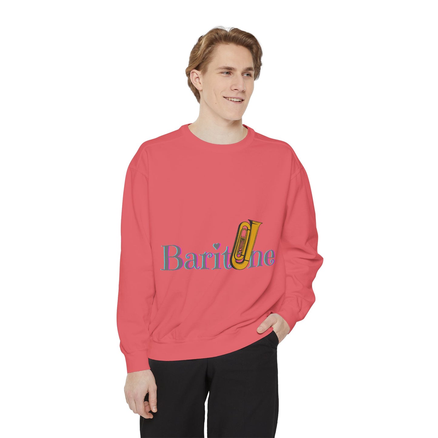 "Baritone" Unisex Garment-Dyed Sweatshirt