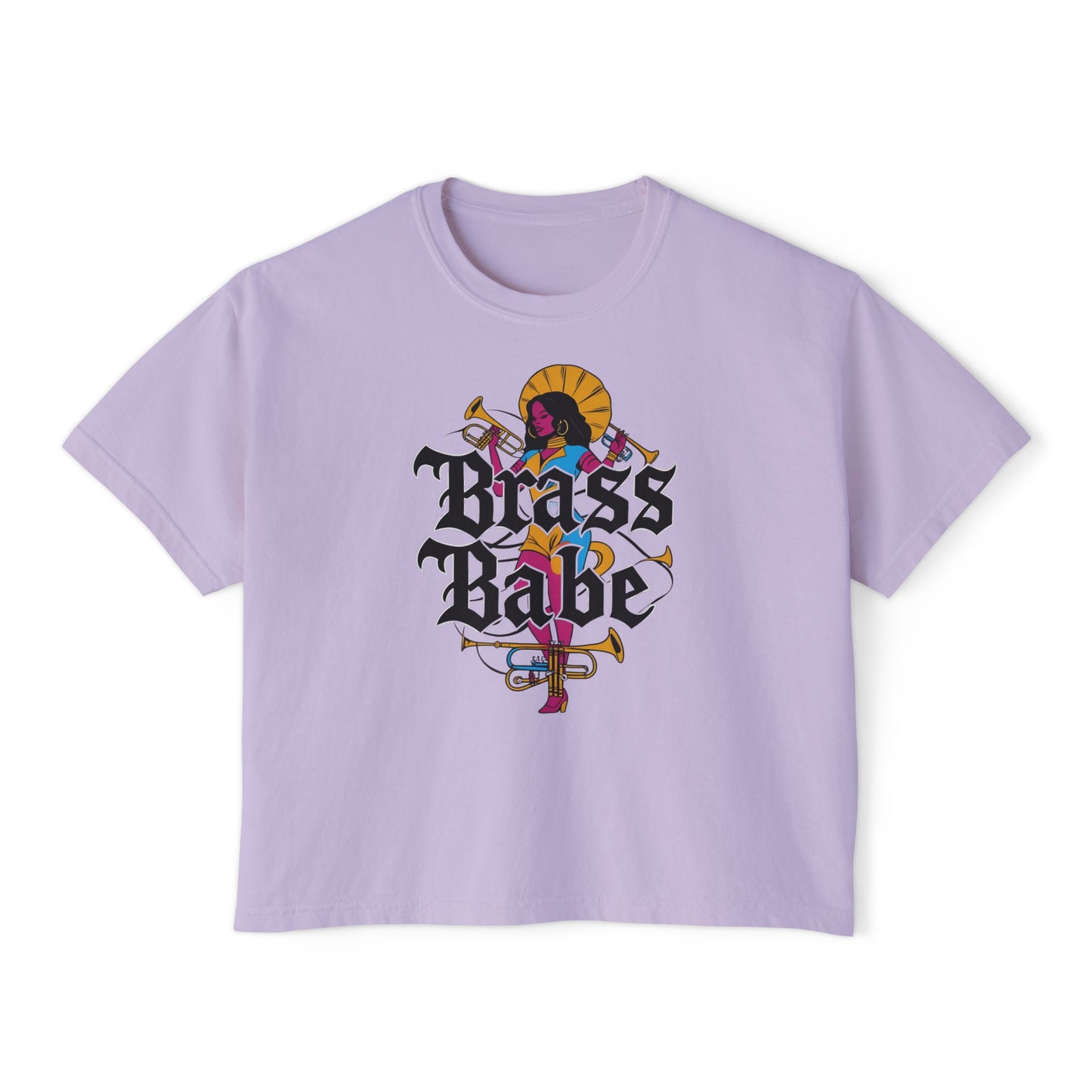 "Brass Babe" Women's Boxy Tee