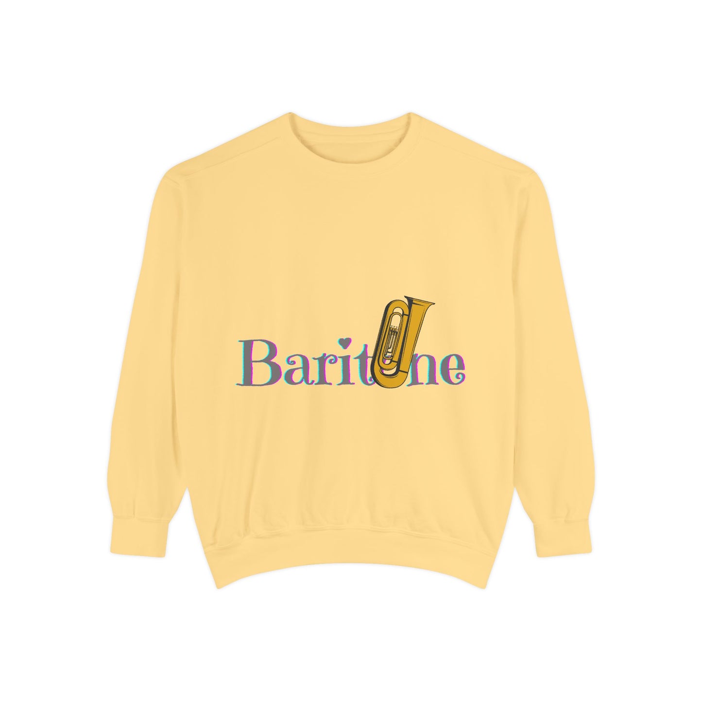 "Baritone" Unisex Garment-Dyed Sweatshirt