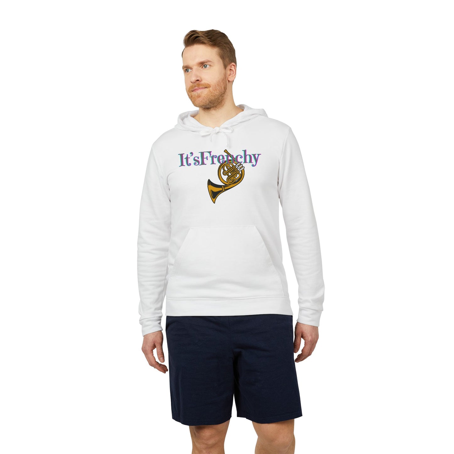 "French Horn" Adidas Unisex Fleece Hoodie