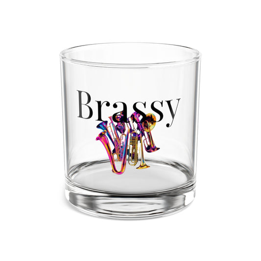 "Brassy" Rocks Glass, 10oz