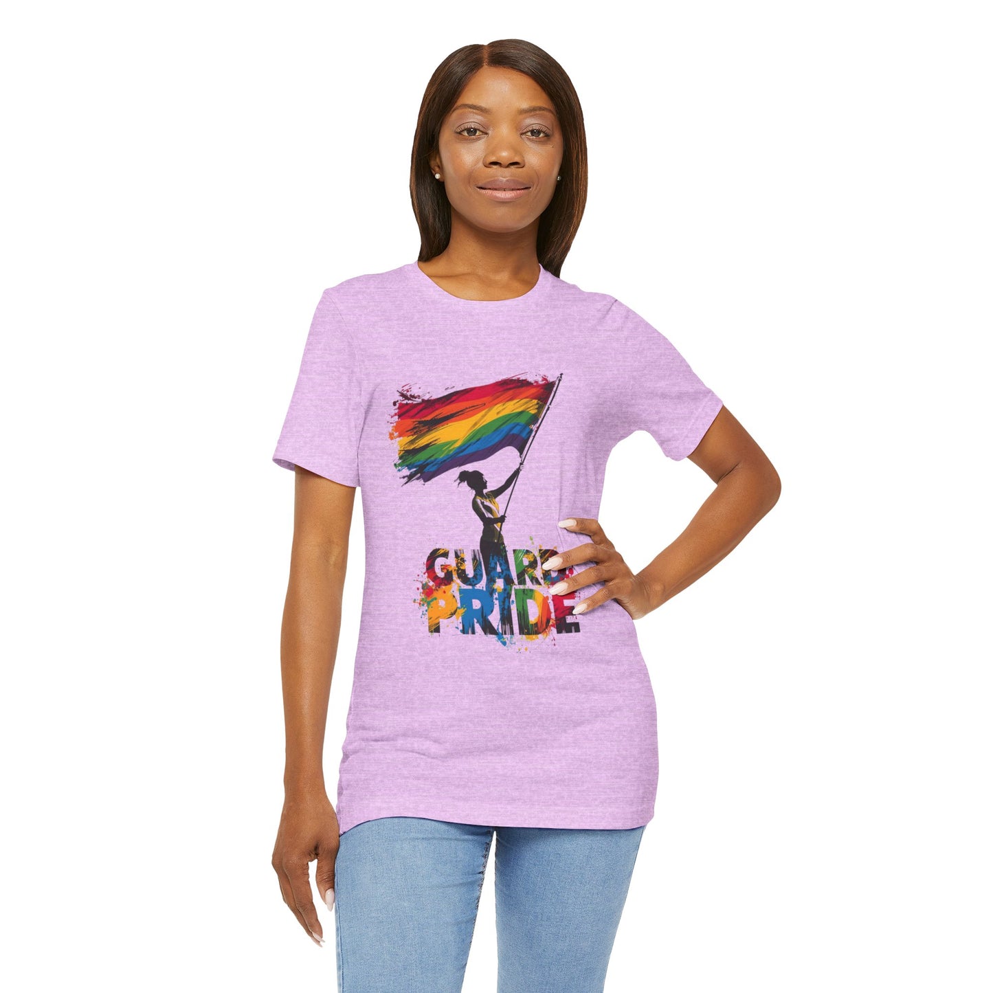 Guard Pride Tee - Color Guard Rainbow Flag Shirt