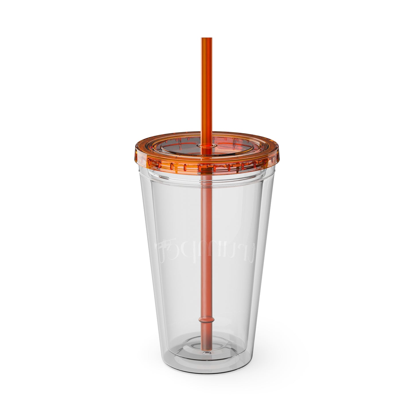 Sun-splash Tumbler with Straw, 16 oz.