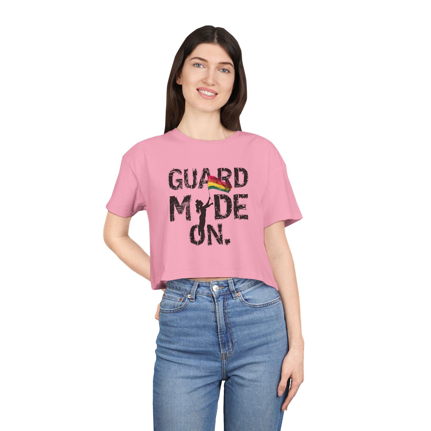 Women's "Guard Mode" Crop Tee