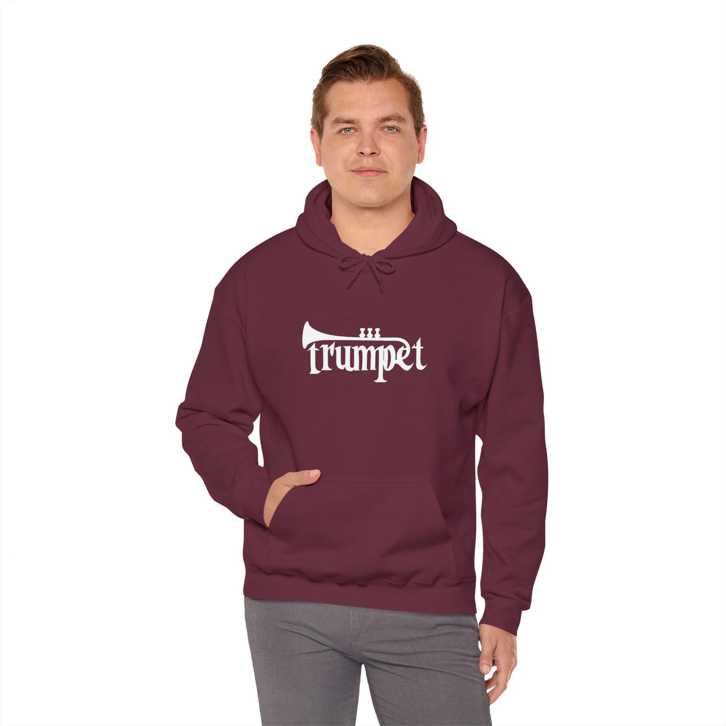 Musical Trumpet Hoodie - Unisex Heavy Blend Sweatshirt