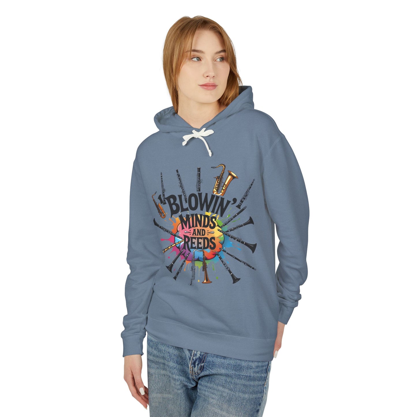 "Blowin' Minds" Unisex Lightweight Hoodie