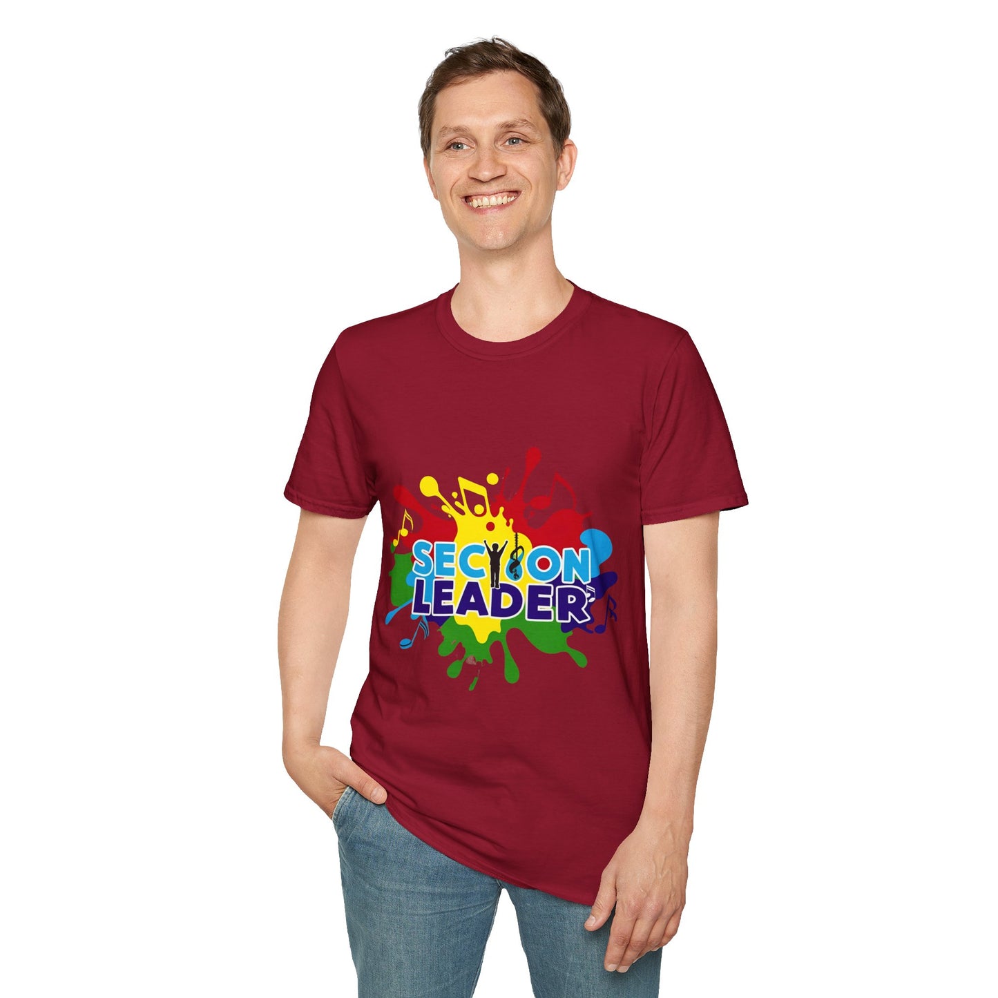 Splash Paint "Section Leader" Unisex Soft-style T-Shirt