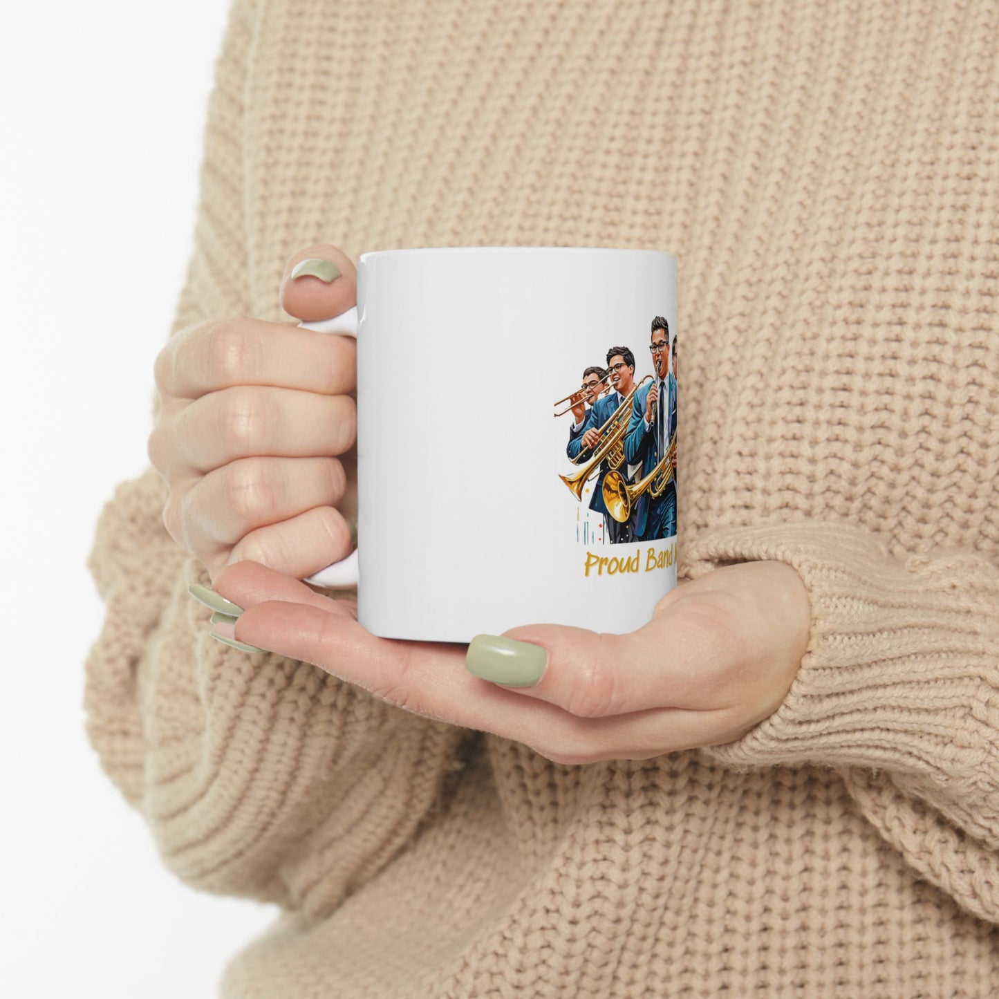 "Band Nerd" Ceramic Mug, (11oz, 15oz)