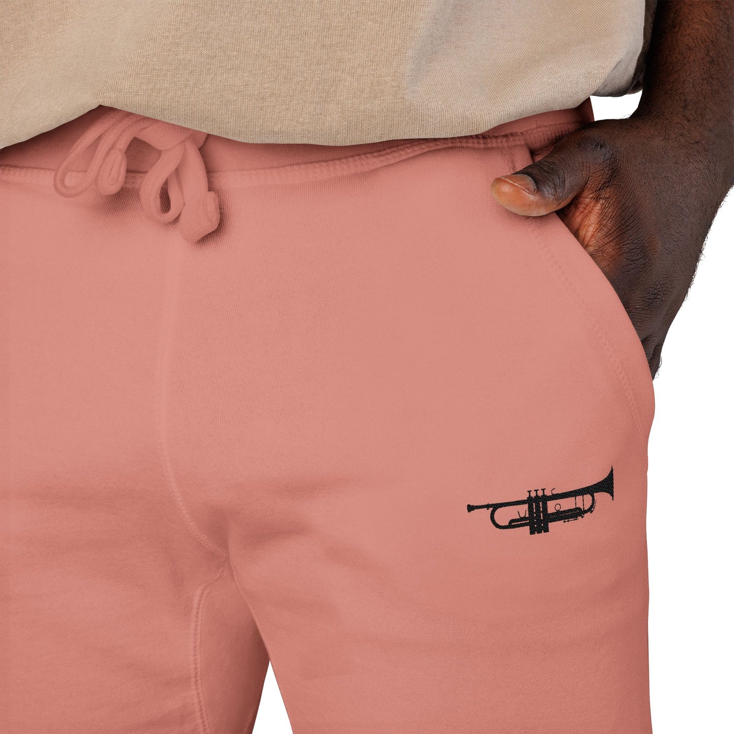 "Trumpet" Cozy Embroidered Unisex Fleece Sweatpants