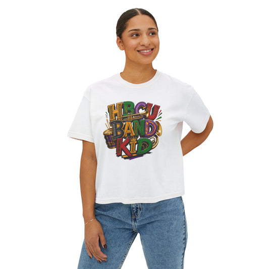 Women's "HBCU" Boxy Tee