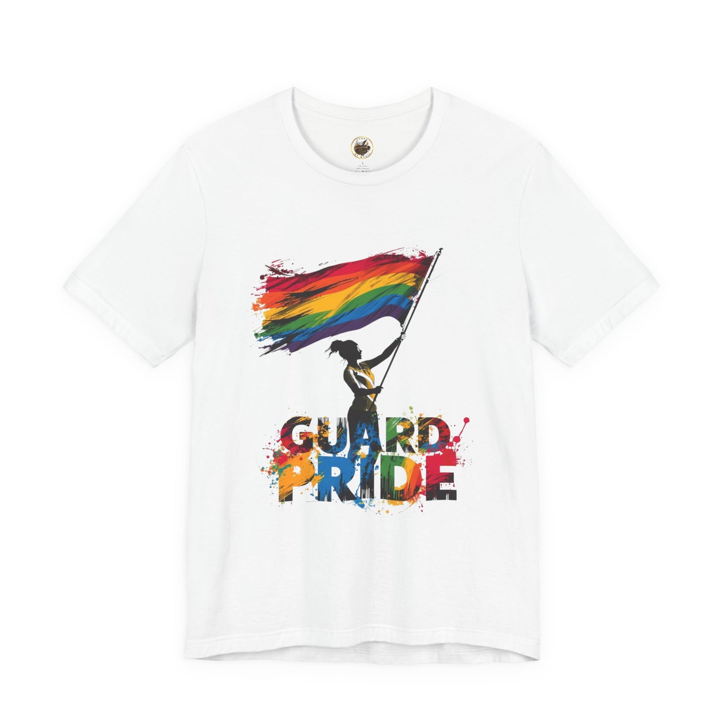 Guard Pride Tee - Color Guard Rainbow Flag Shirt