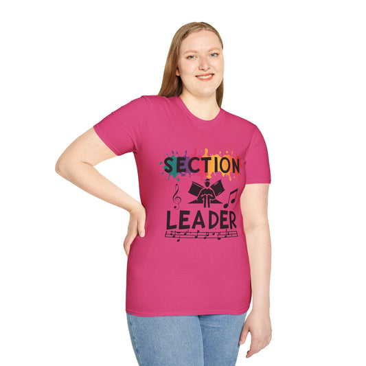 Splash Paint "Section Leader" Unisex Soft-style T-Shirt