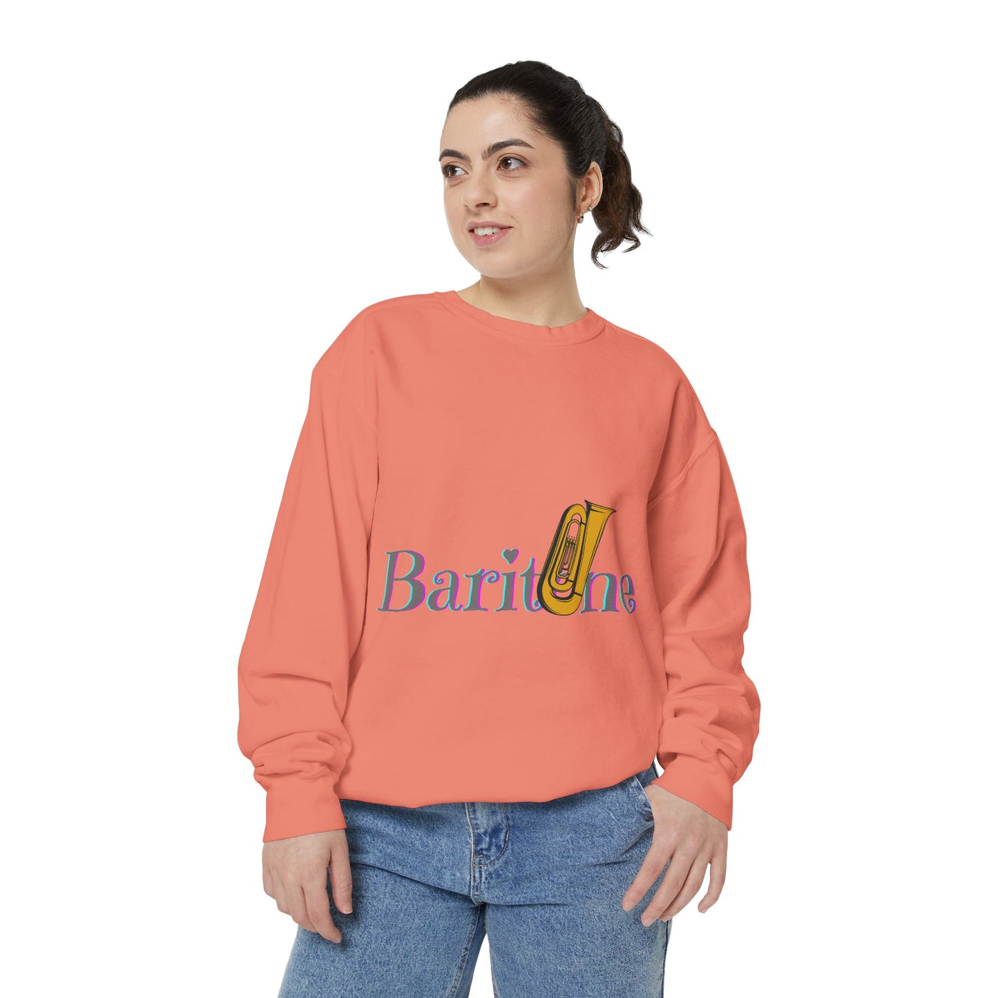 "Baritone" Unisex Garment-Dyed Sweatshirt