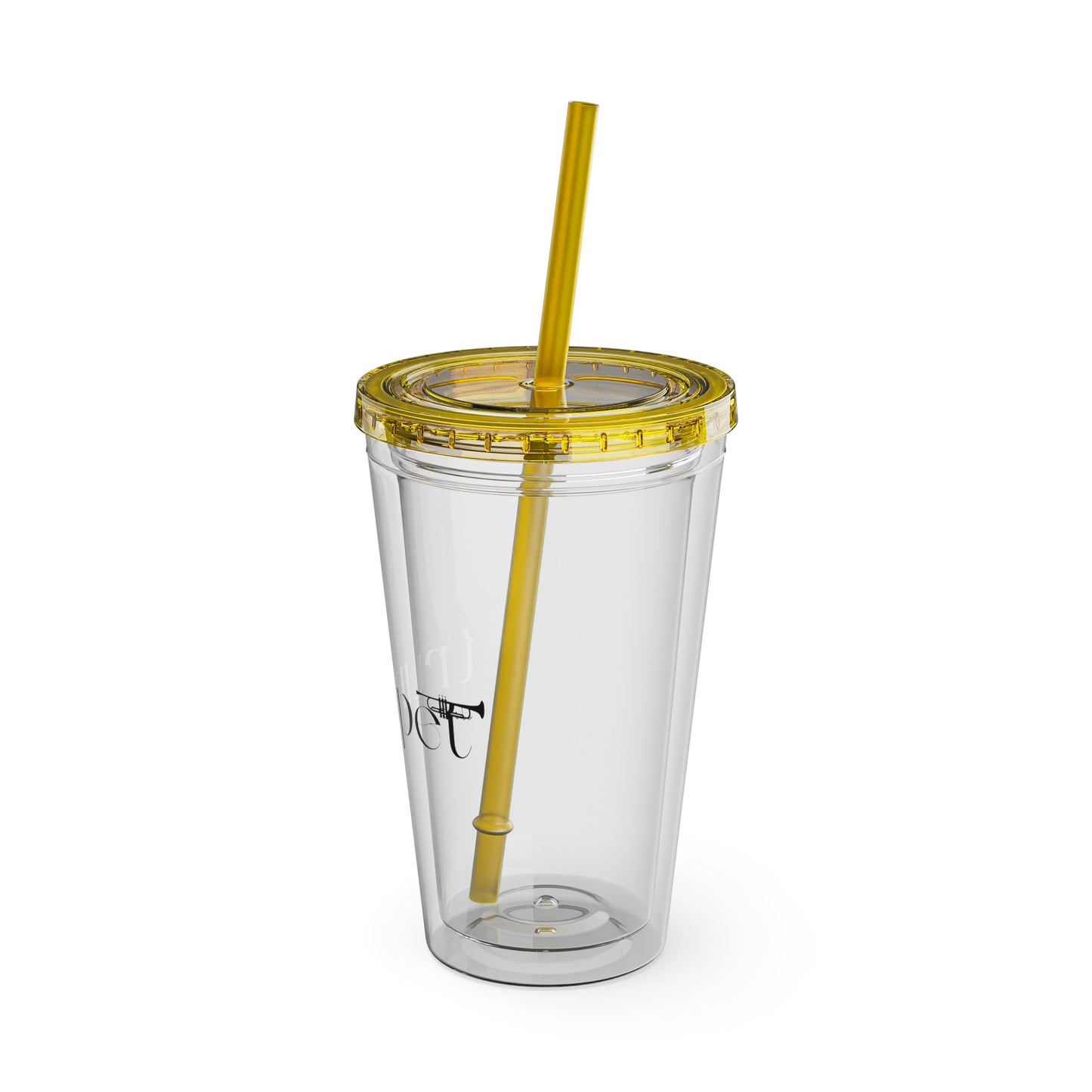 Sun-splash Tumbler with Straw, 16 oz.