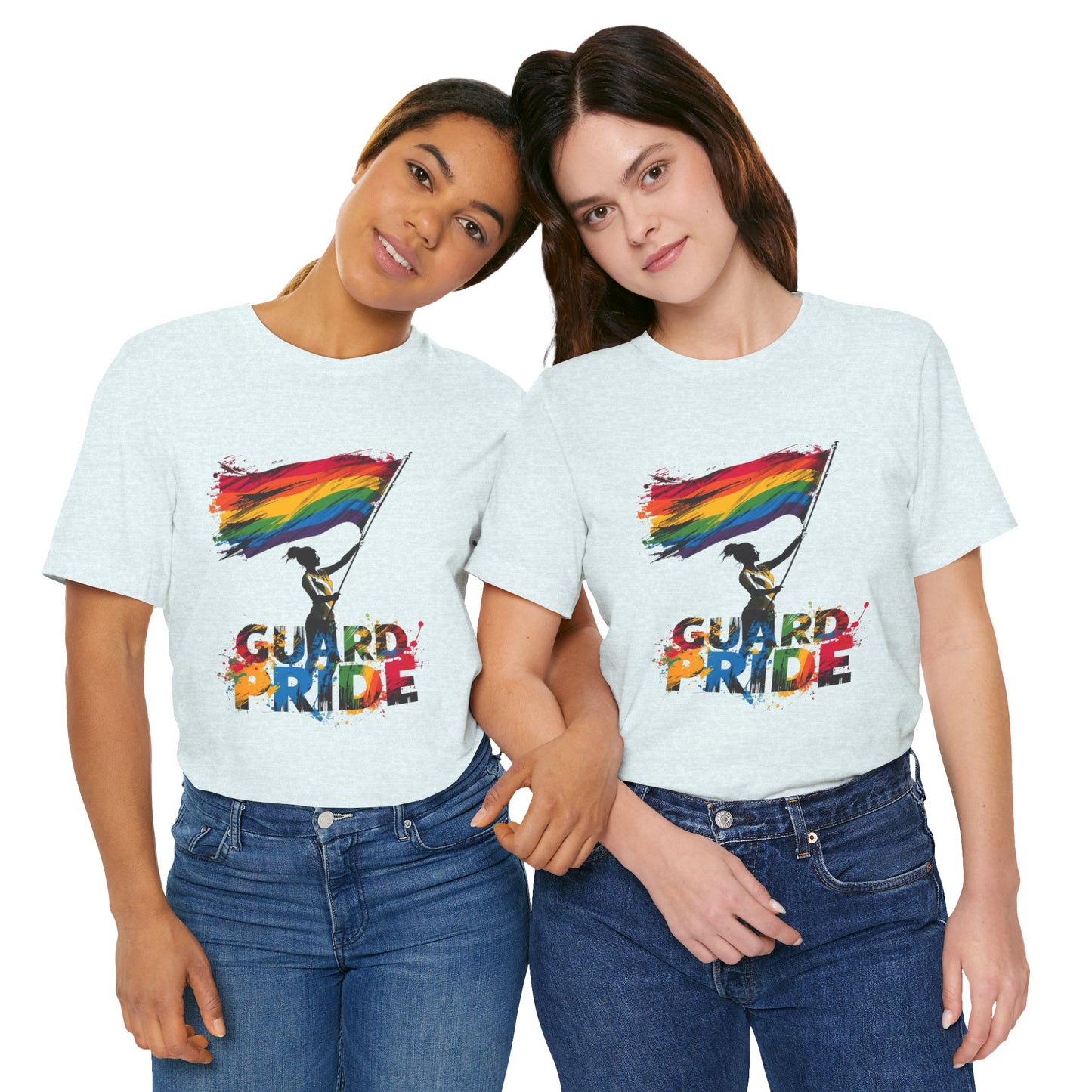 Guard Pride Tee - Color Guard Rainbow Flag Shirt