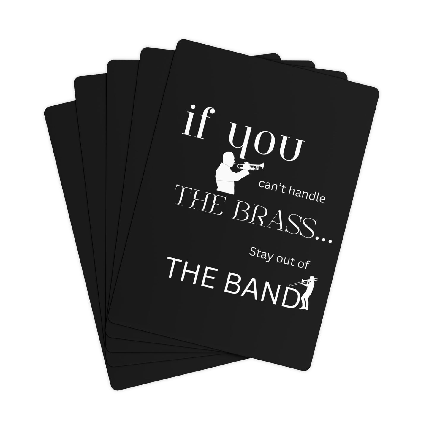 "Brass Band" Poker Cards