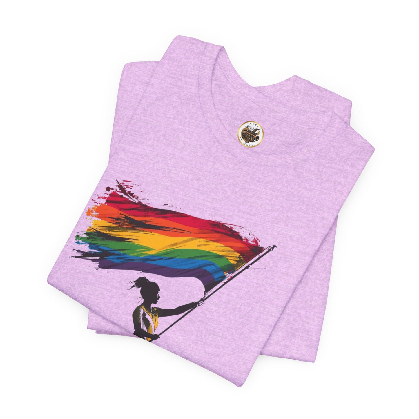 Guard Pride Tee - Color Guard Rainbow Flag Shirt