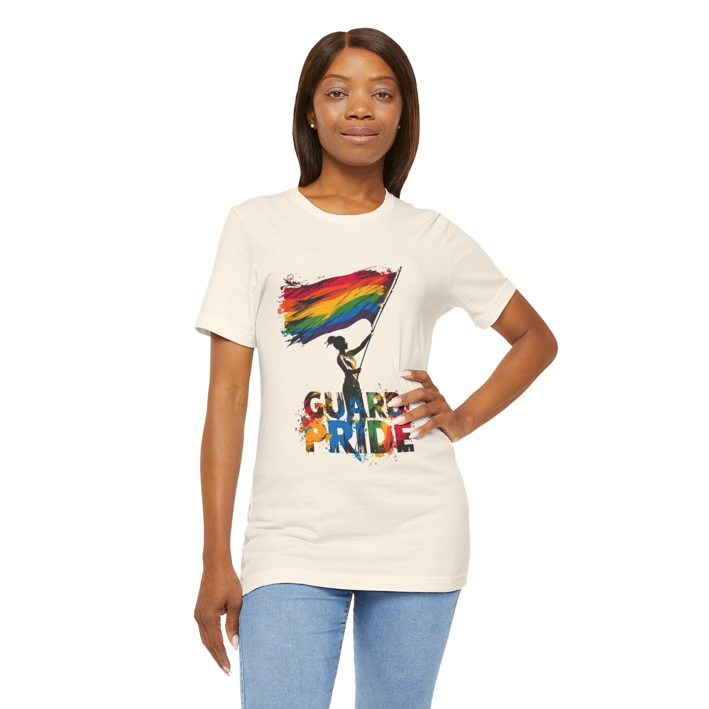 Guard Pride Tee - Color Guard Rainbow Flag Shirt