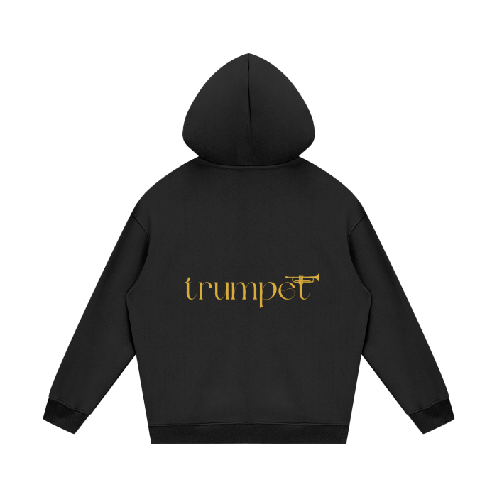 "Trumpet" Street-wear Unisex Fleece Hoodie