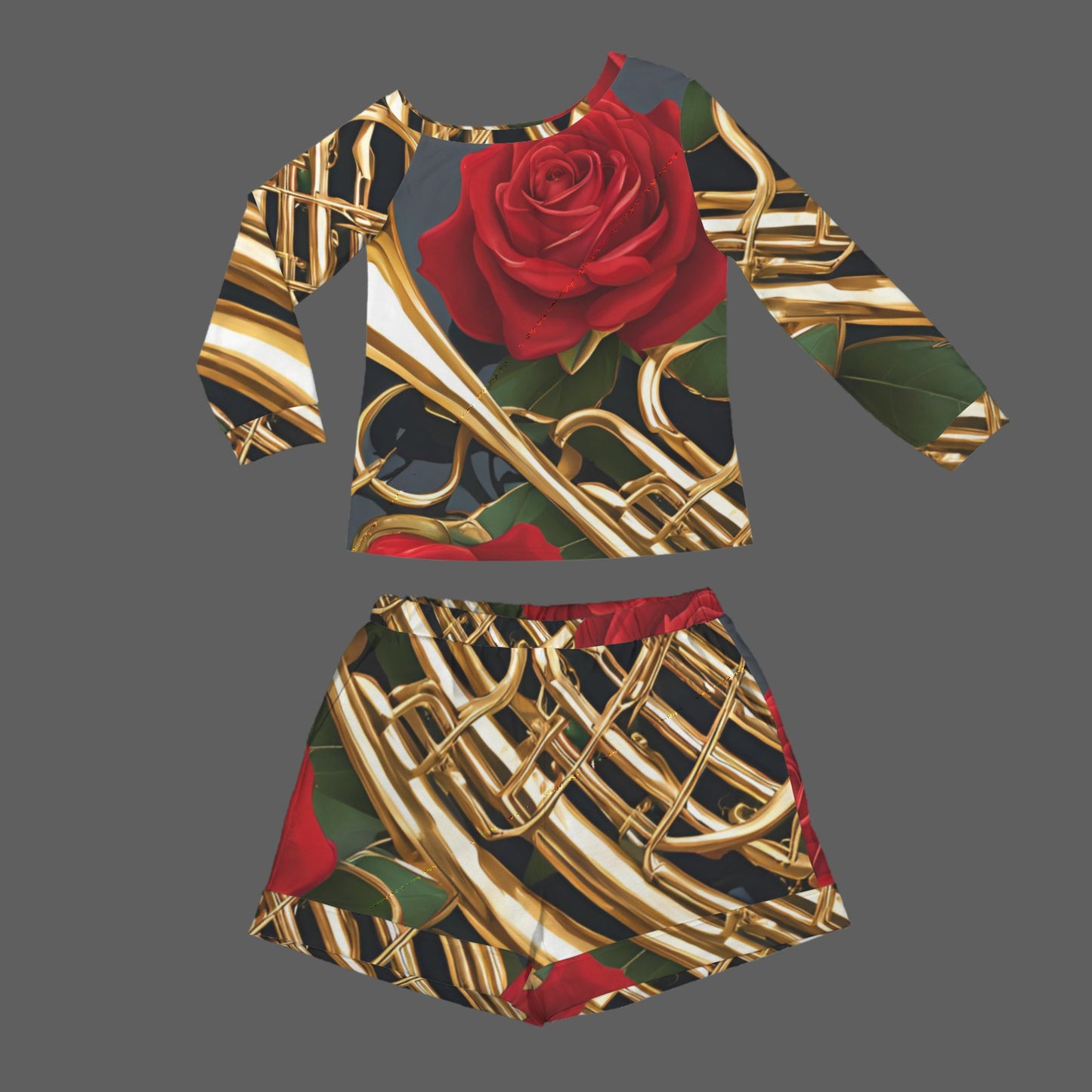 roses and trumpet