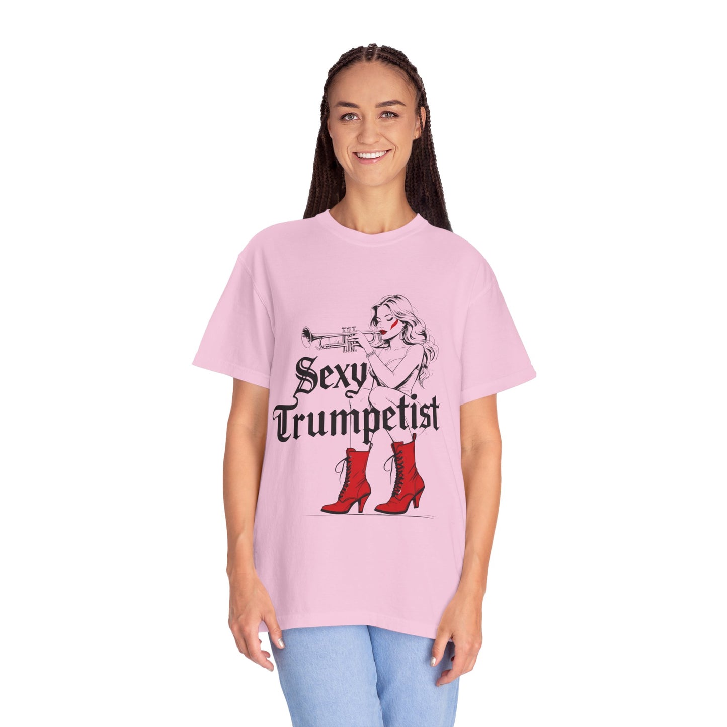 "Sexy Trumpetist"  Unisex Garment-Dyed T-shirt