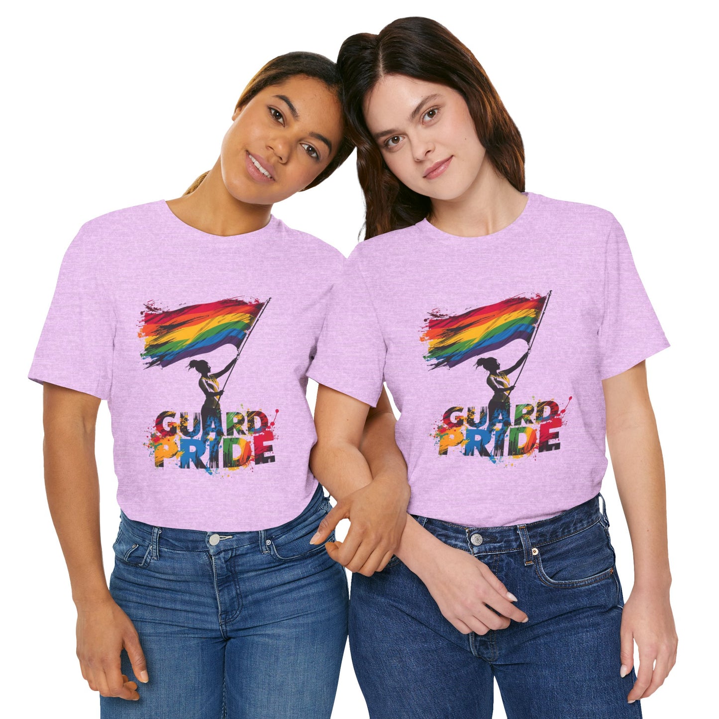Guard Pride Tee - Color Guard Rainbow Flag Shirt