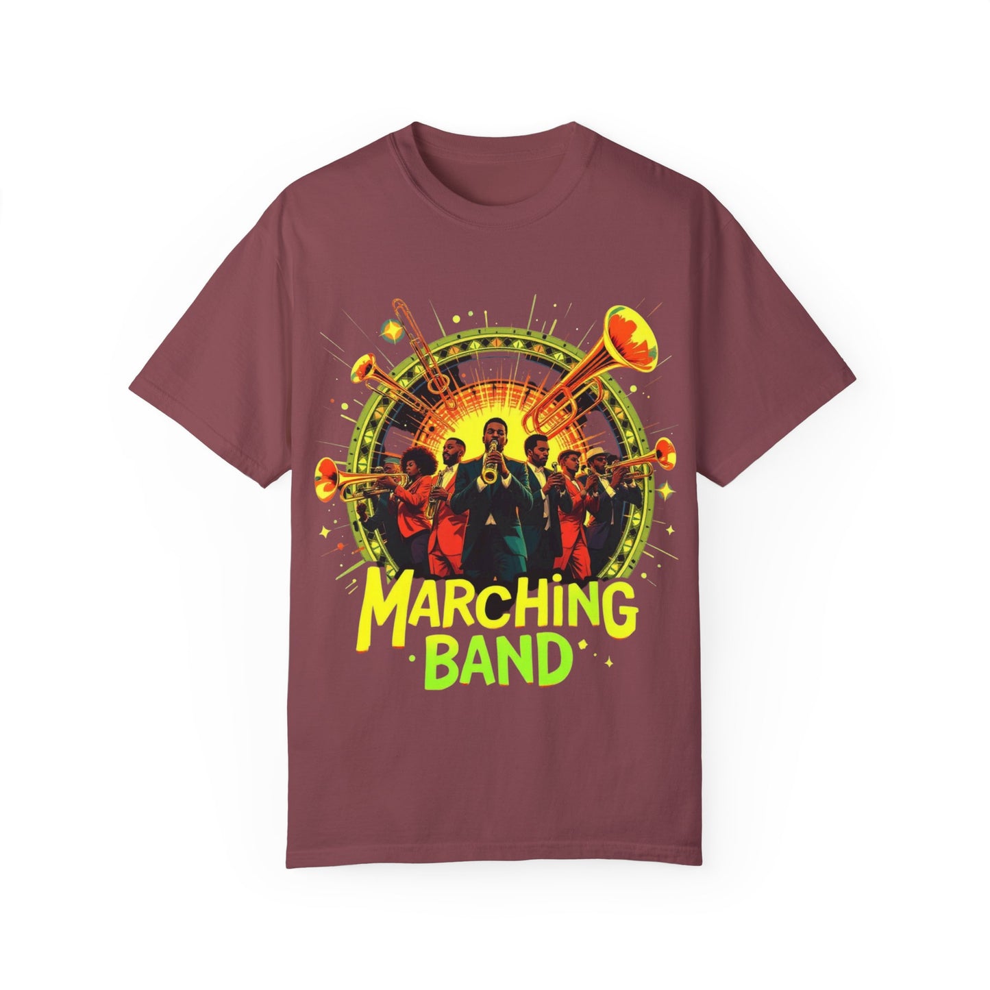 "Marching Band" Unisex Garment Dyed  T-Shirt