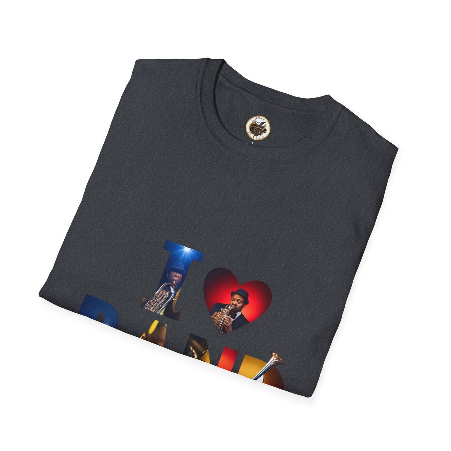 I Love Band Unisex Softstyle T-Shirt
