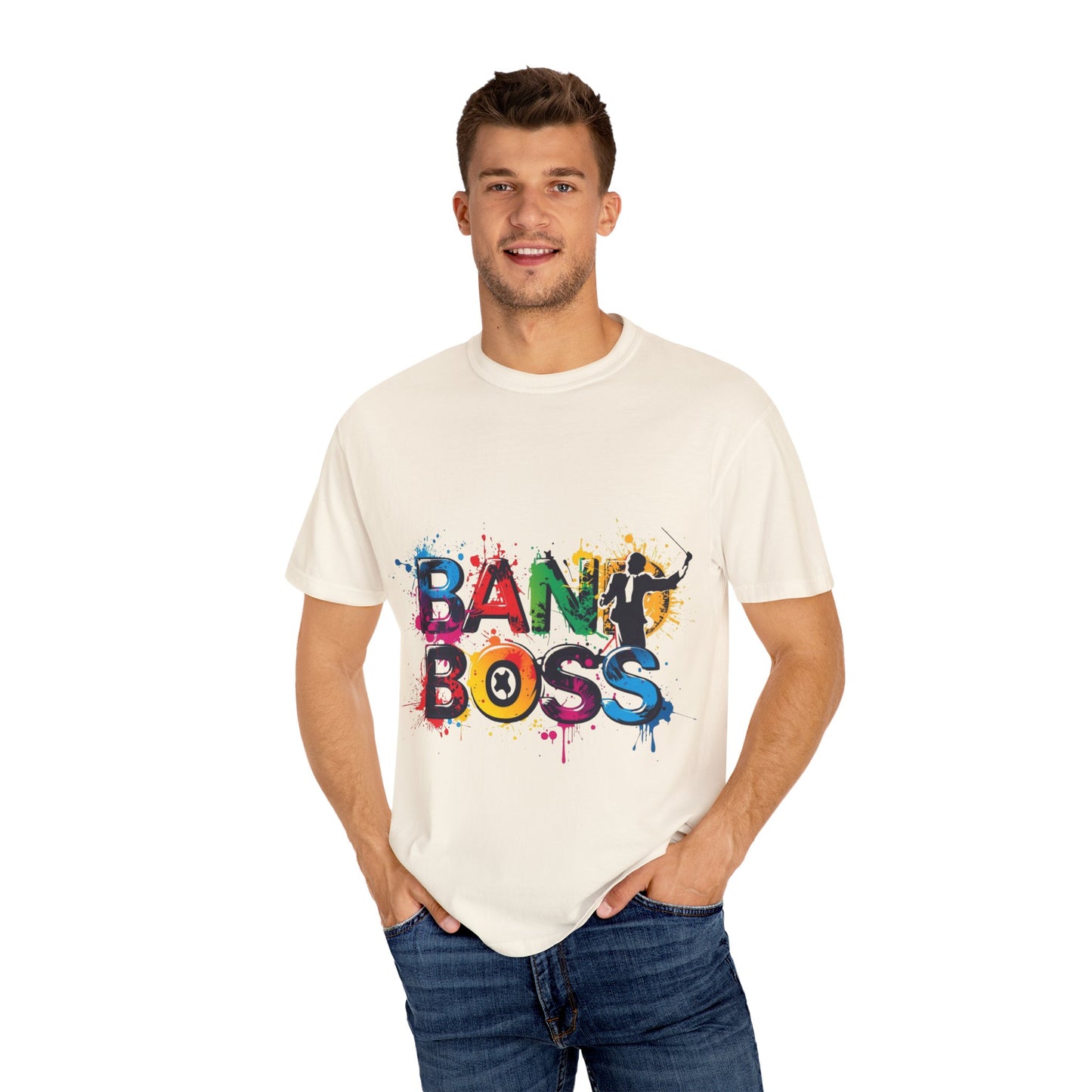 "Band Boss" Unisex  Garment Dyed T-Shirt