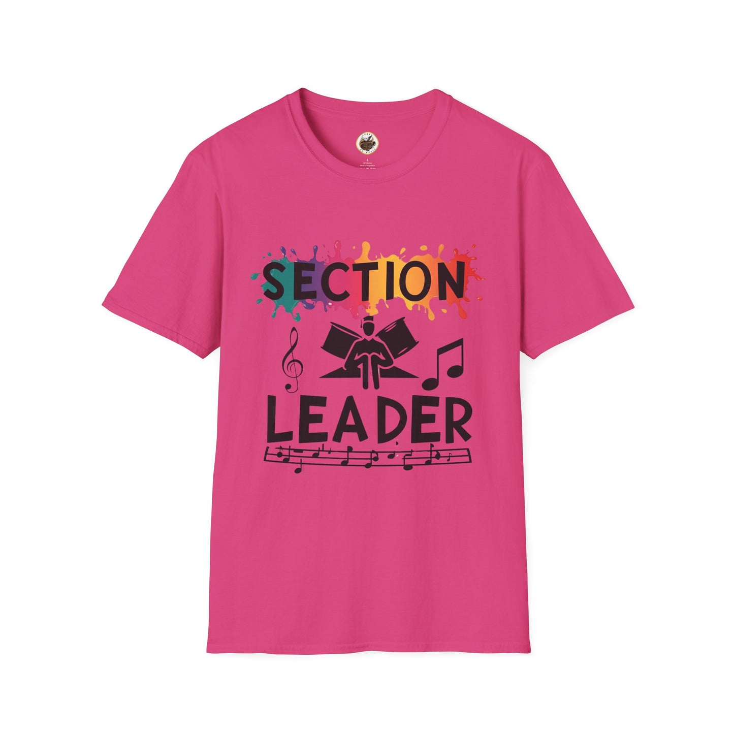 Splash Paint "Section Leader" Unisex Soft-style T-Shirt