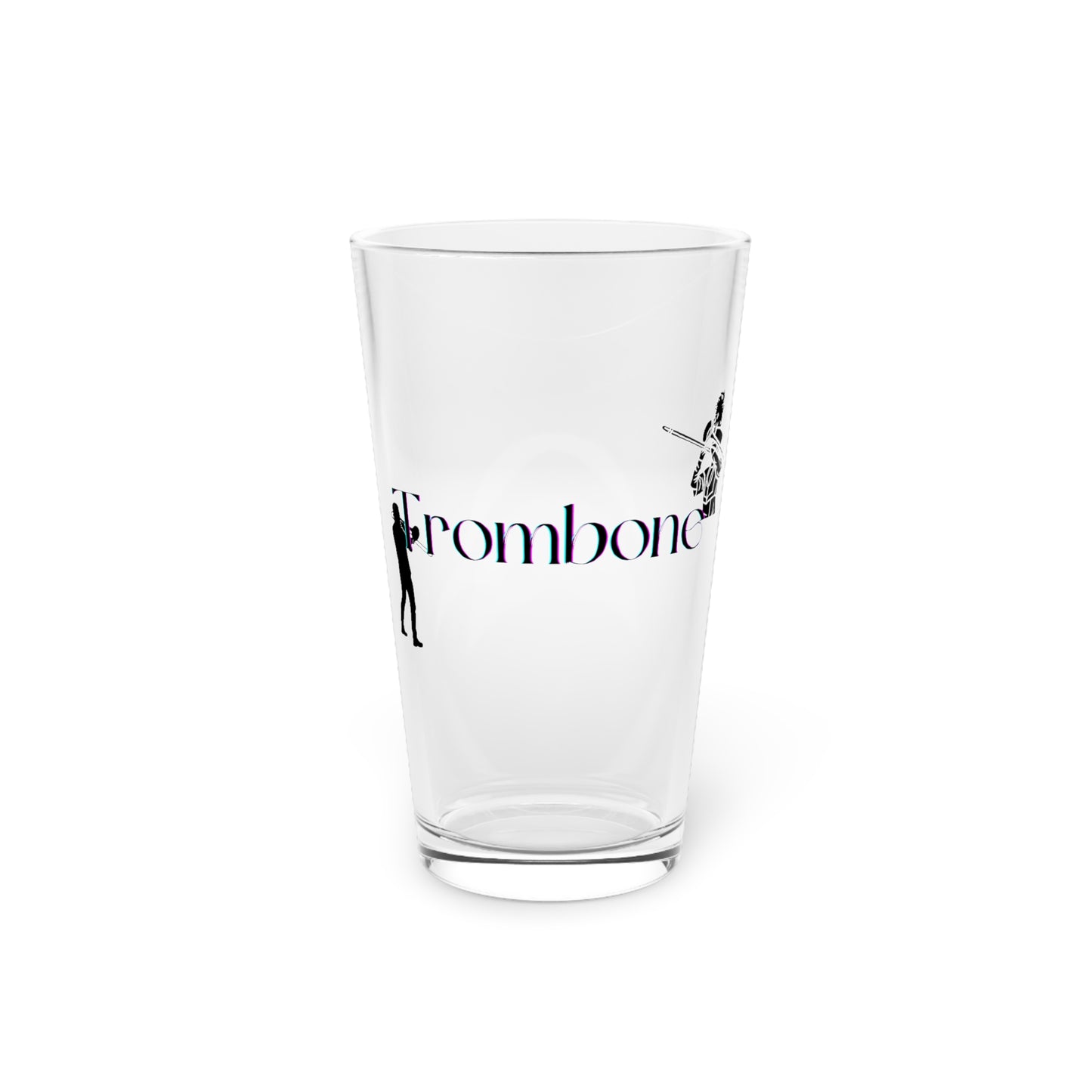 "Trombone" Pint Glass, 16oz