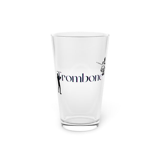 "Trombone" Pint Glass, 16oz