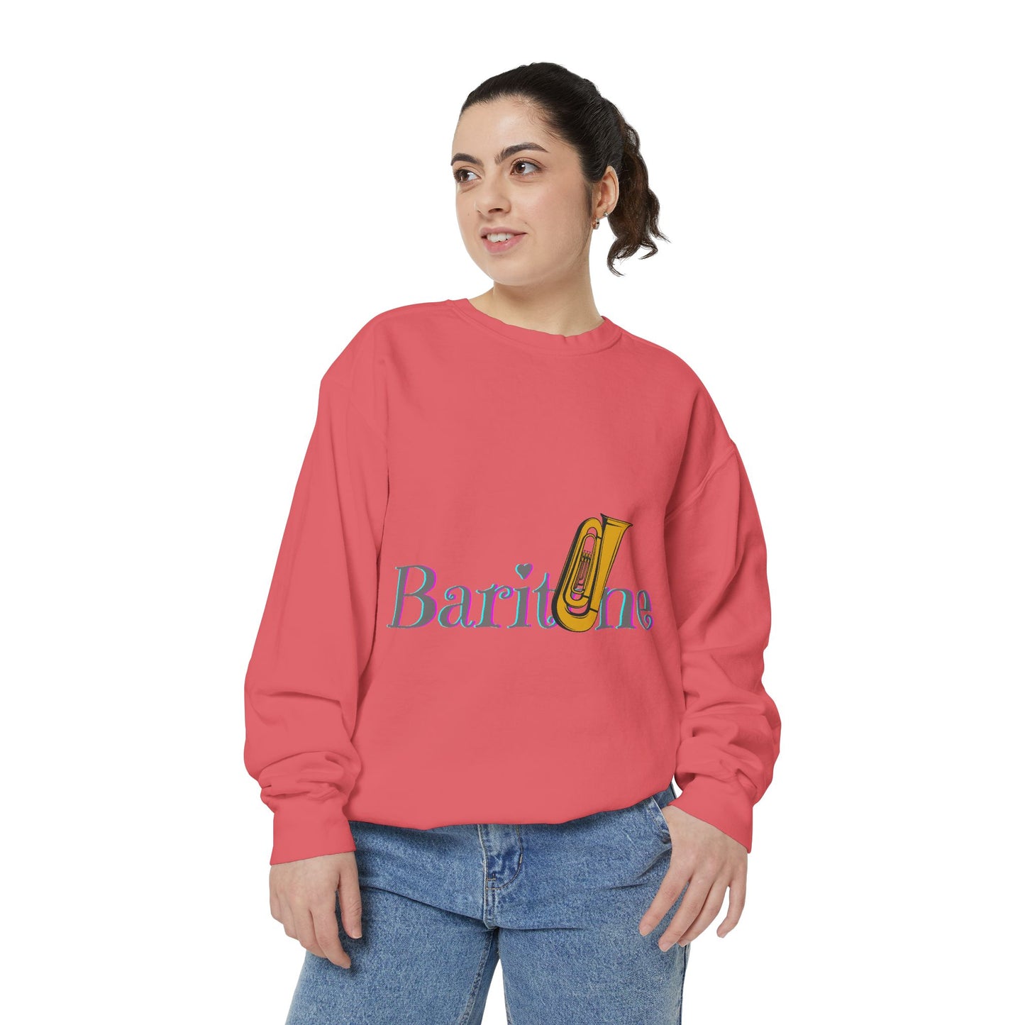 "Baritone" Unisex Garment-Dyed Sweatshirt