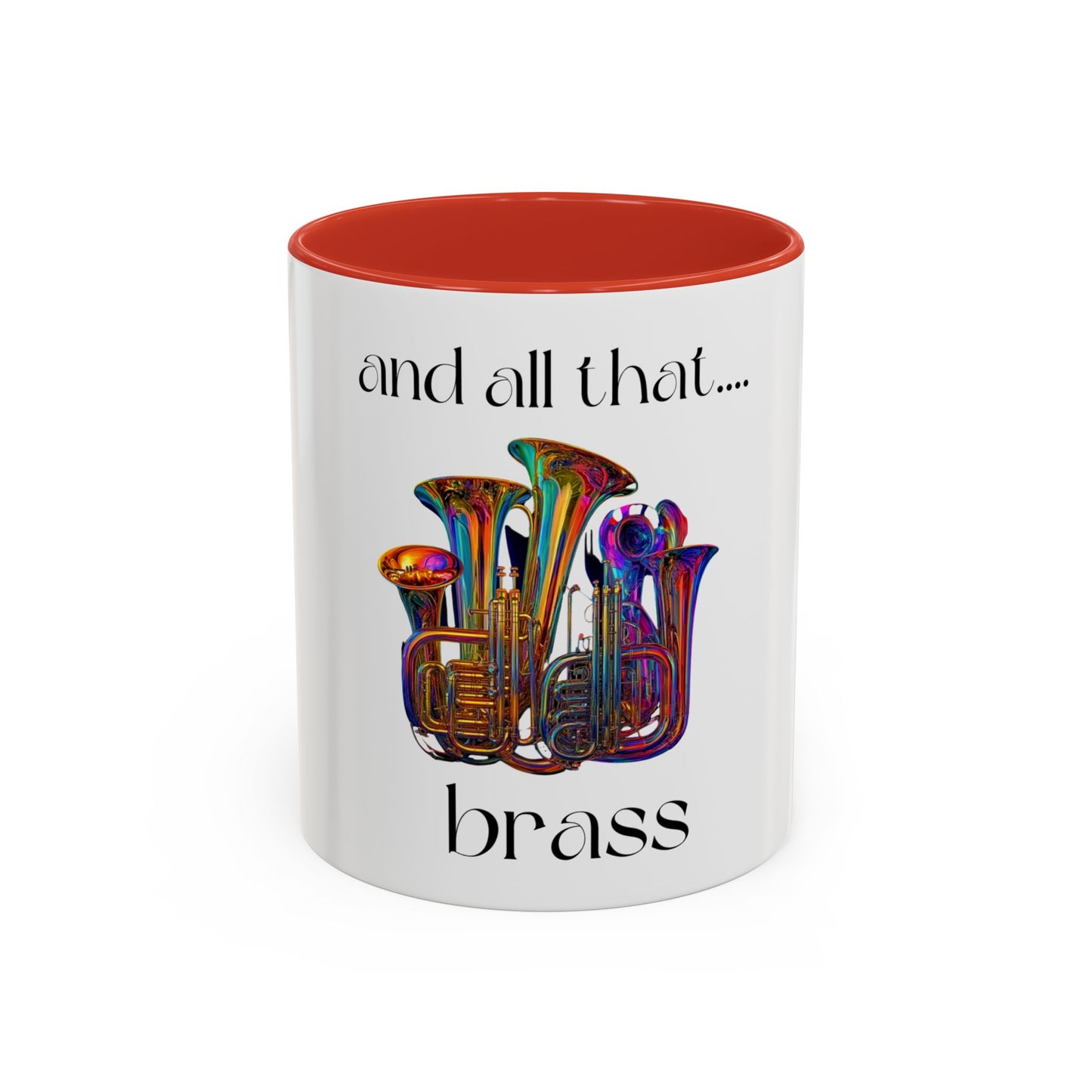 "All That Brass" Accent Coffee Mug (11, 15oz)